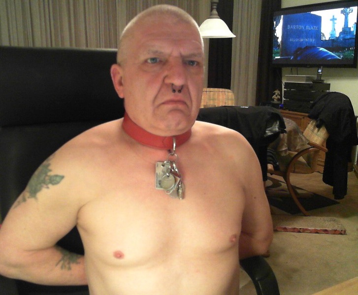 Detlev Hüttner old submissive pathetic f*ggot begs for totally Exposure