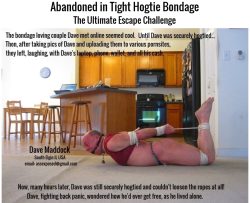 Abandoned in Hogtie Bondage