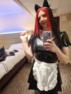 Being dressed as a sissy maid just feels right