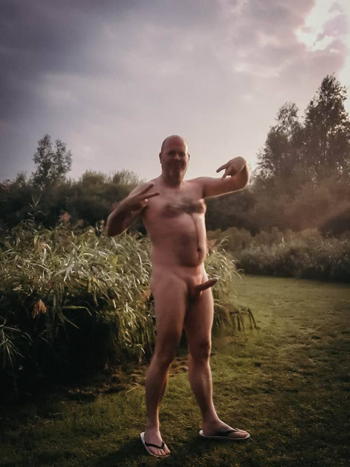 Nude outdoor at gay meeting area