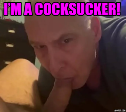 I am a COCKSUCKER!