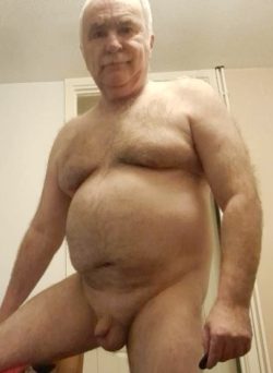 Chubby Naked Submissive Butler Exposed