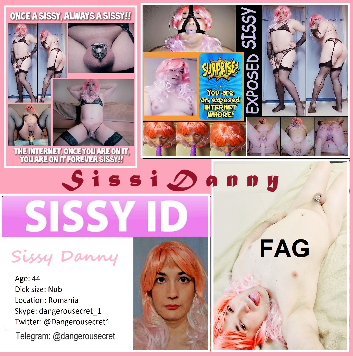 Sissy Danny exposed for good – Sissy craved exposure and got her wish