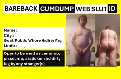 Colin Walters – bareback cumdump