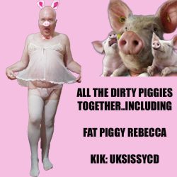 ~ SISSY PIGGY REBECCA DIRTY PUBLIC wh*re