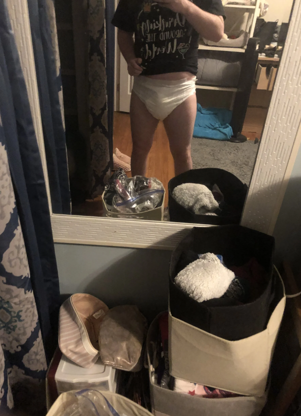 diaper dog boy pathetic