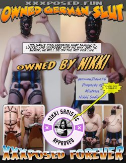 exposed with graphics by mistress nikki sadistic