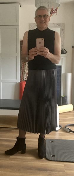 Pleated skirt