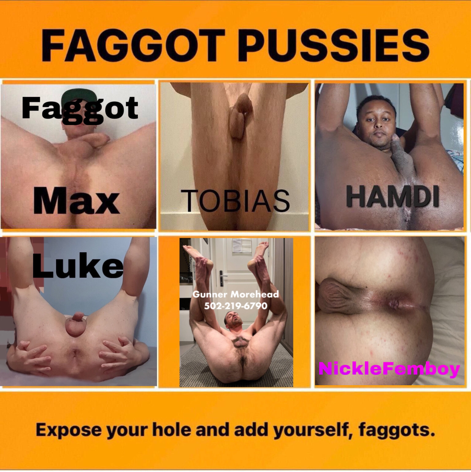 f*ggot collage