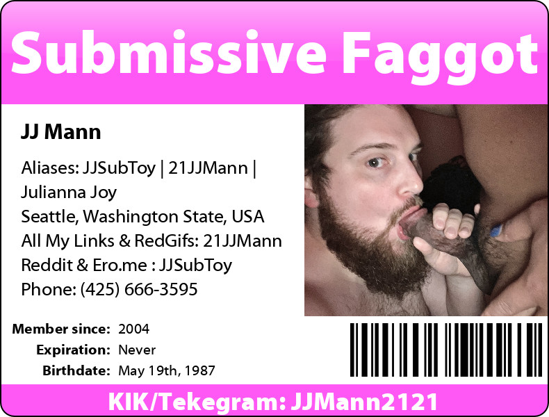 JJMann2121 Seattle’s Easiest f*ggot