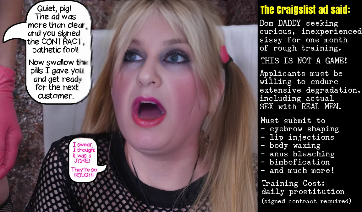 hanna the submissive sissy sl*t for exposing