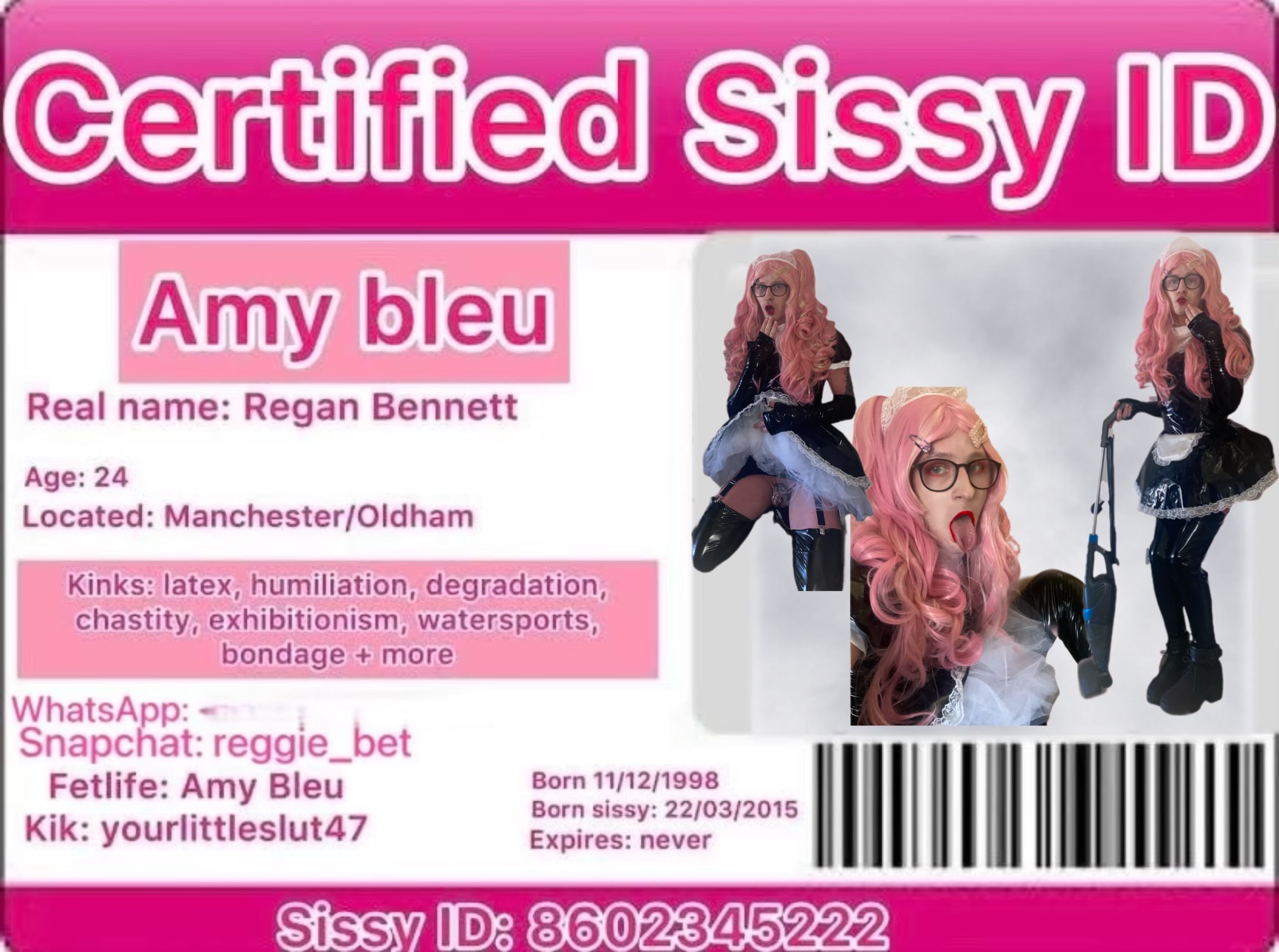 Amy Bleu! Humiliate and degrade this f*ggot!