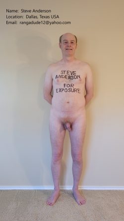 Steve Anderson naked and named