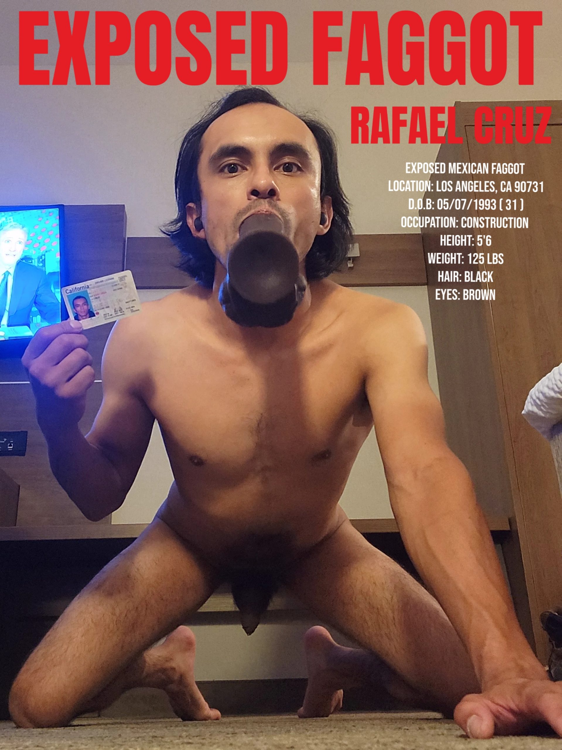 ~ SoCal Sissy Bitch Rafael Cruz Exposed