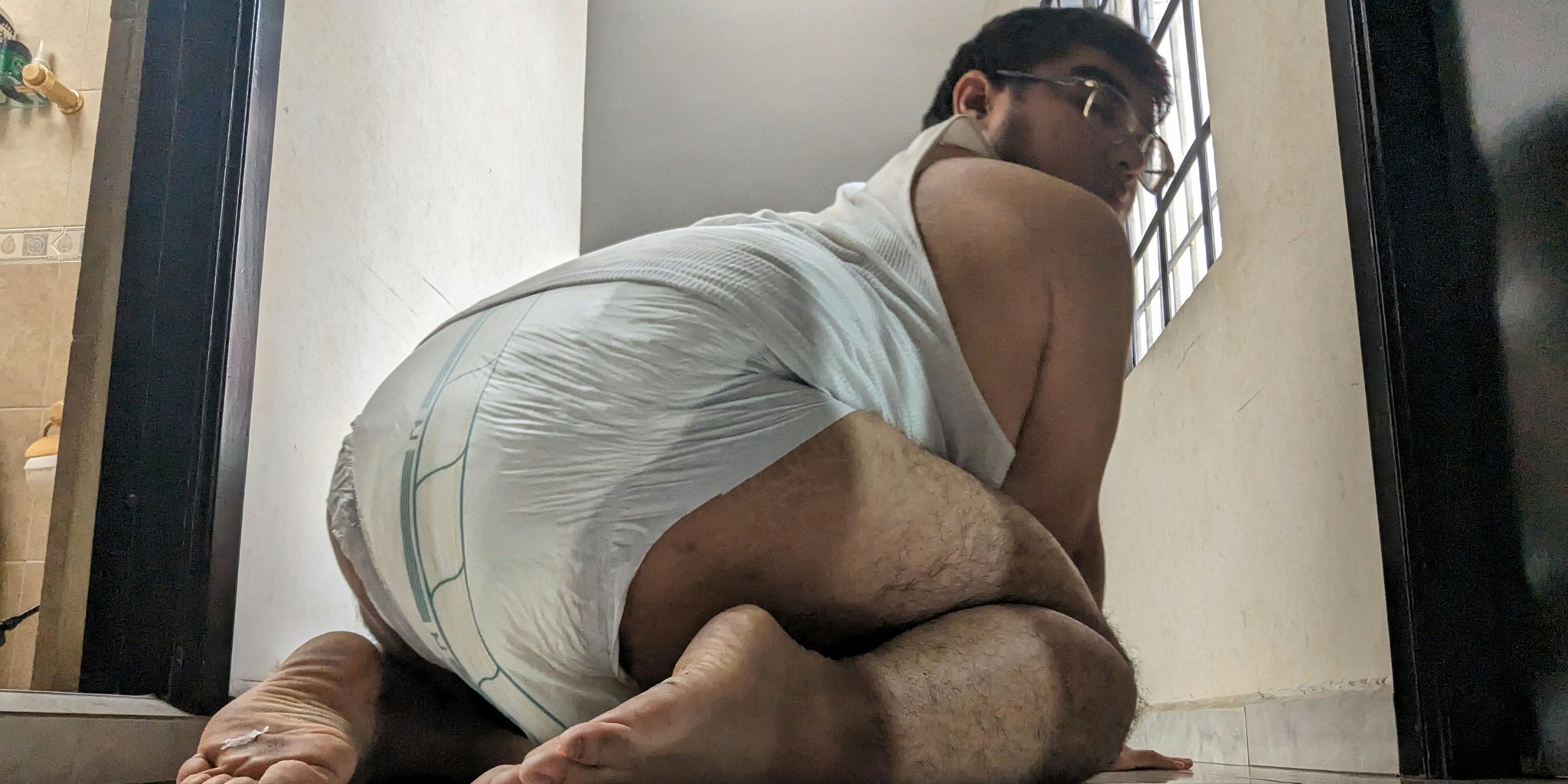 stupid cuck loves diapers