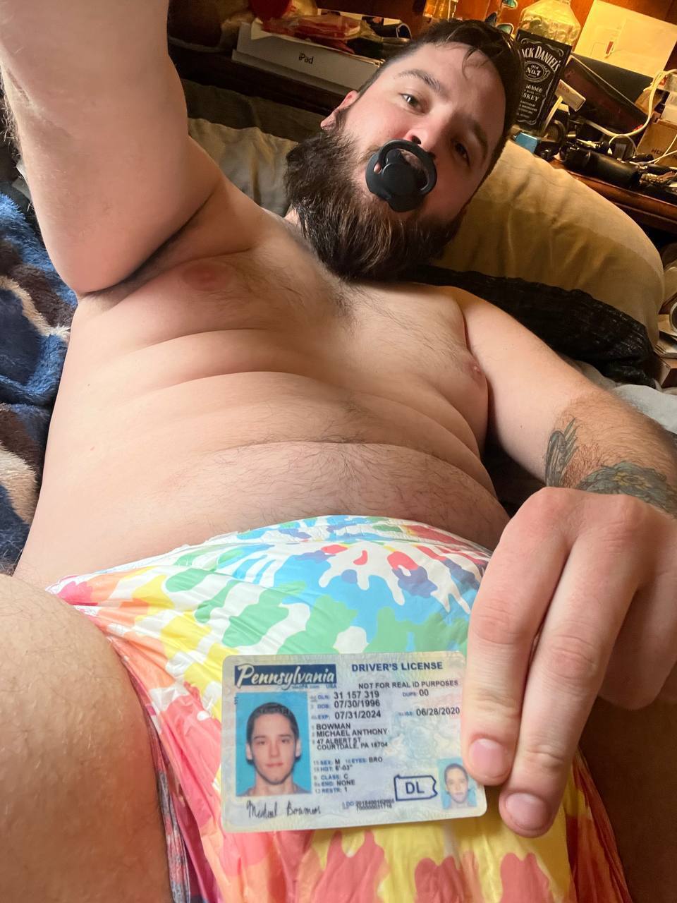 Blackmail Me! Michael Bowman Diapered f*g from Wilkes-Barre PA