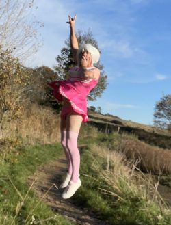 Sissy Annabel outdoor cheerleader request what info to  reveal