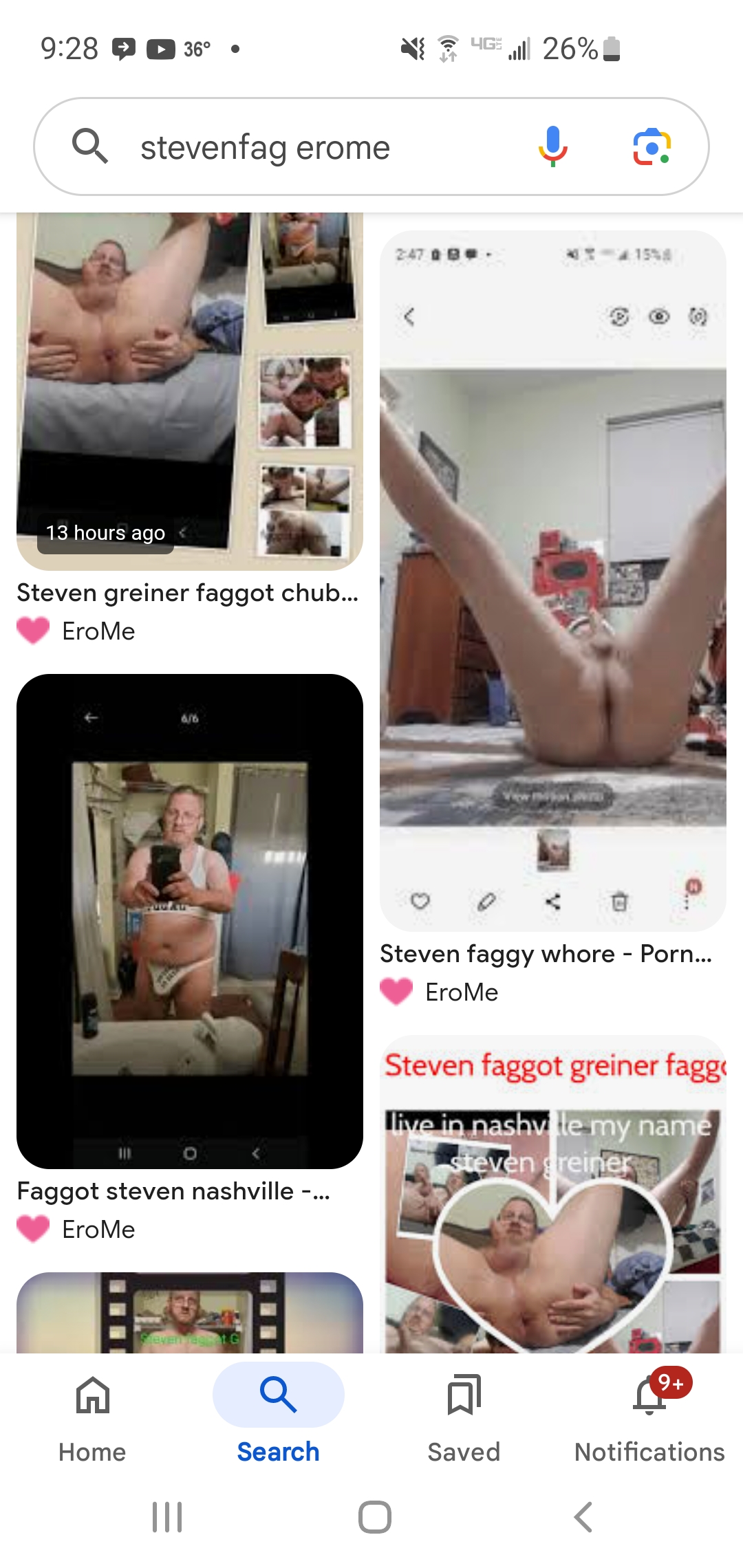 Steven greiner f*ggot