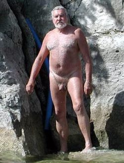 Bob at Hippie Hollow Caught on Film by Tourists Naked and Exposed