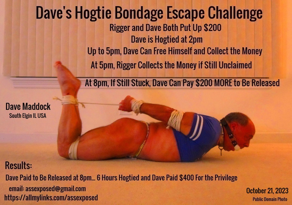 Assexposed hogtiedexposed – Hogtied and Exposed As Usual