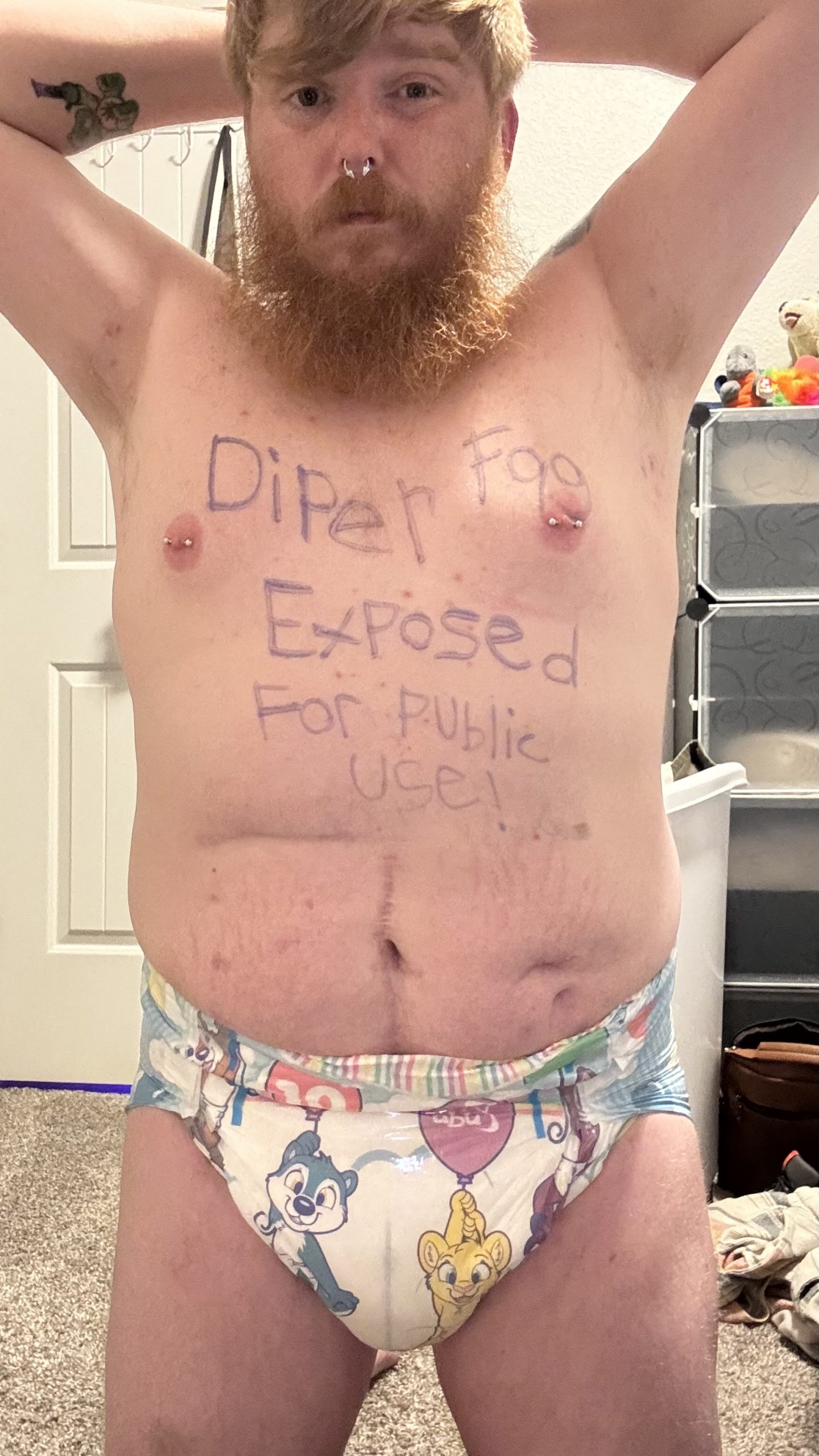 Diaper f*g exposed