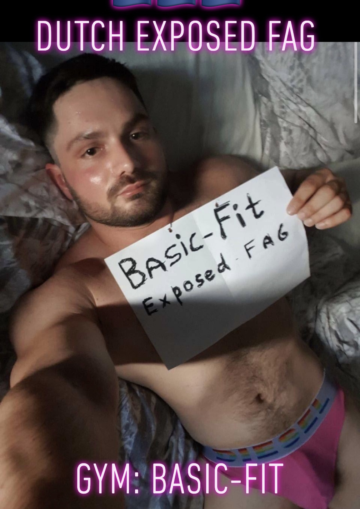 Basic-Fit Dutch f*g exposed – Basic-Fit Dutch gaysl*t