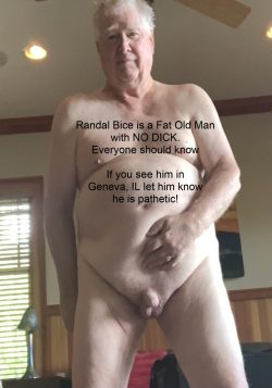 Randal A Bice – Spread the news that Randal Bice has a small penis