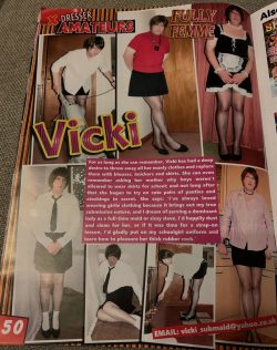 Sissy vicki in X Dresser Amateurs magazine