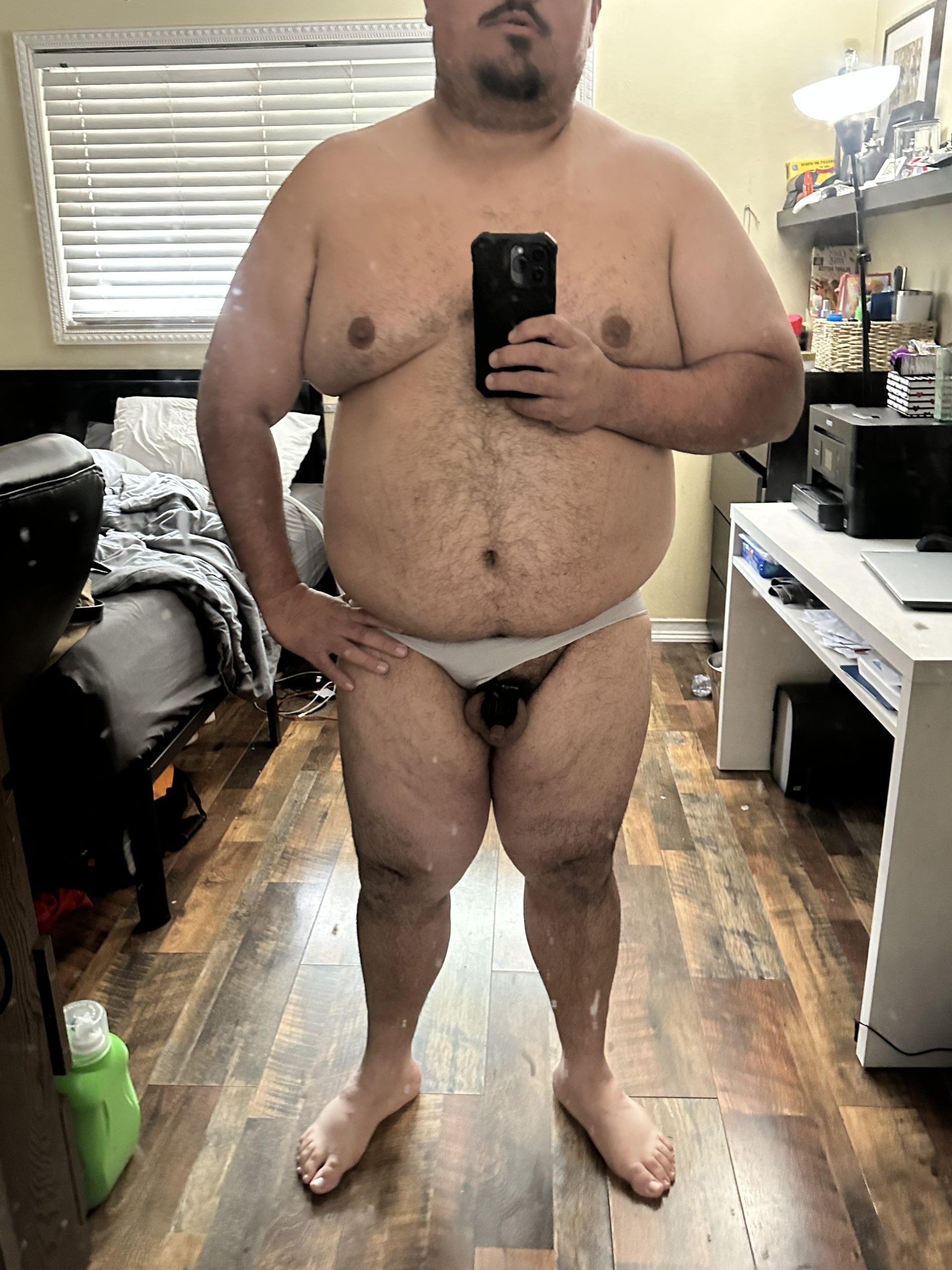 Luis ramirez chastity slave – in gf panties