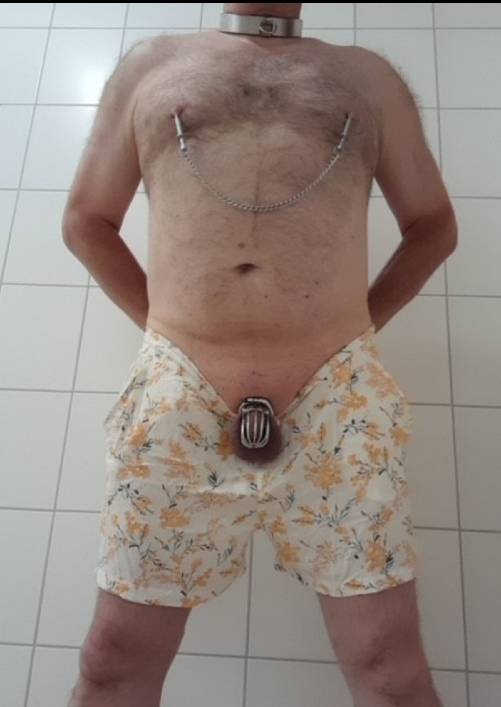 Sissy slave in permanent chastity