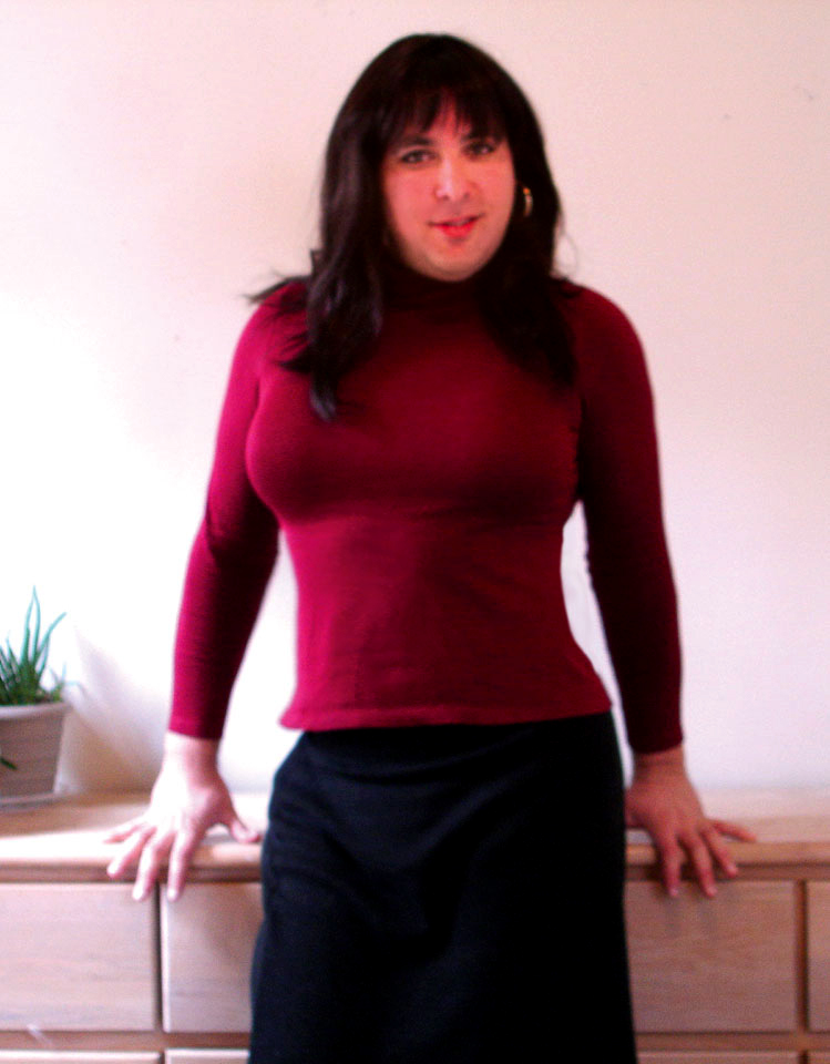 Andrea, trans girl seen out