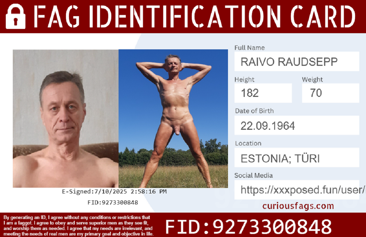 faggot Raivo exposed