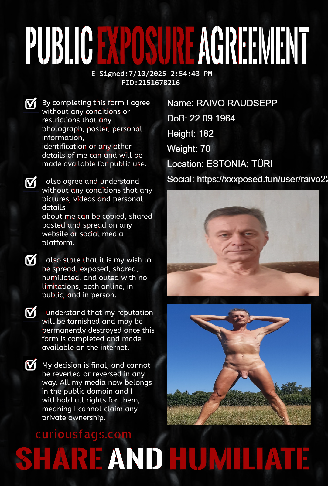 faggot Raivo exposed