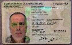 Ralf Ritter – Ralf Ritter Cumdump ID, Passport, Driving Licence