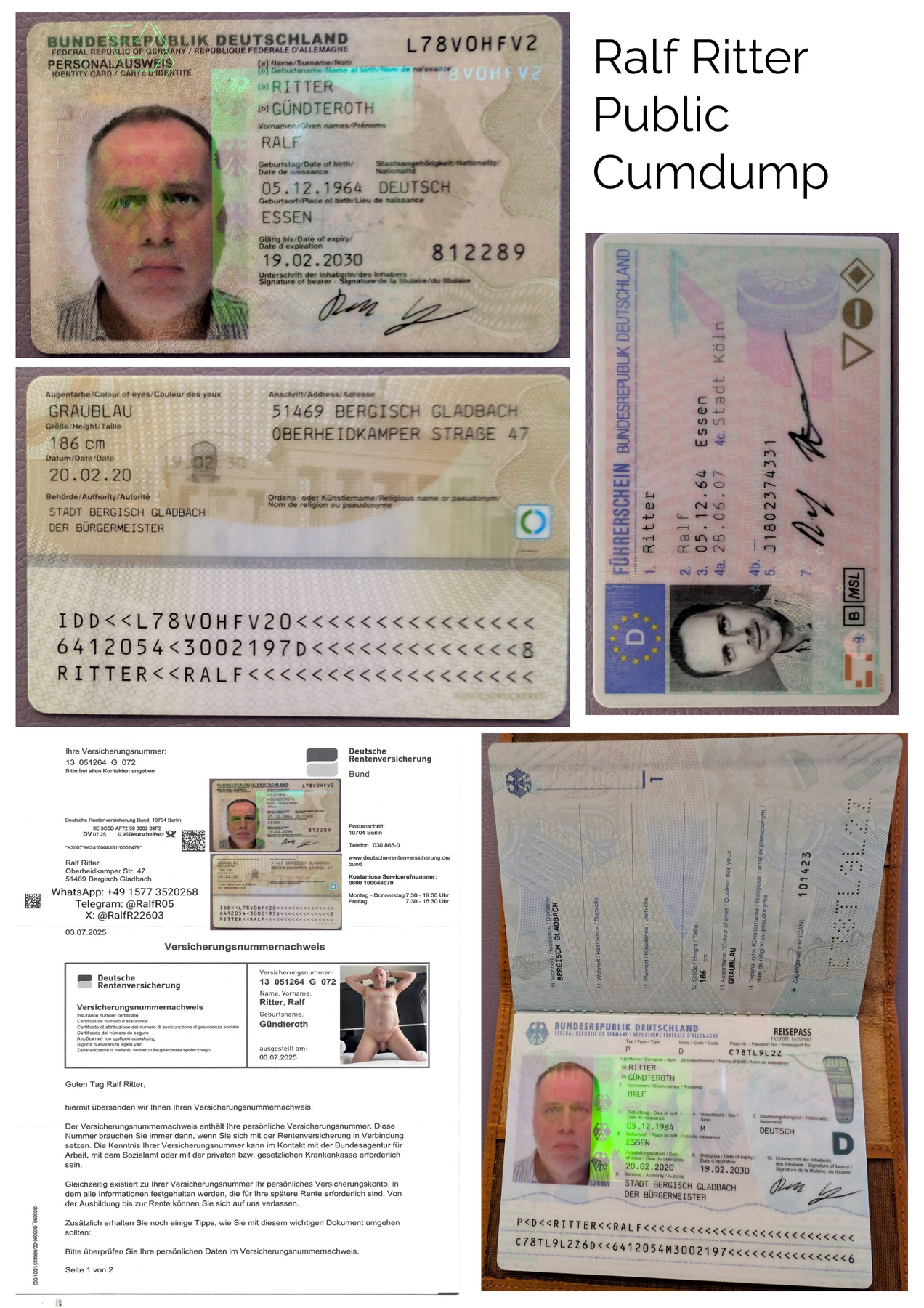 Ralf Ritter – Ralf Ritter Cumdump more personal papers