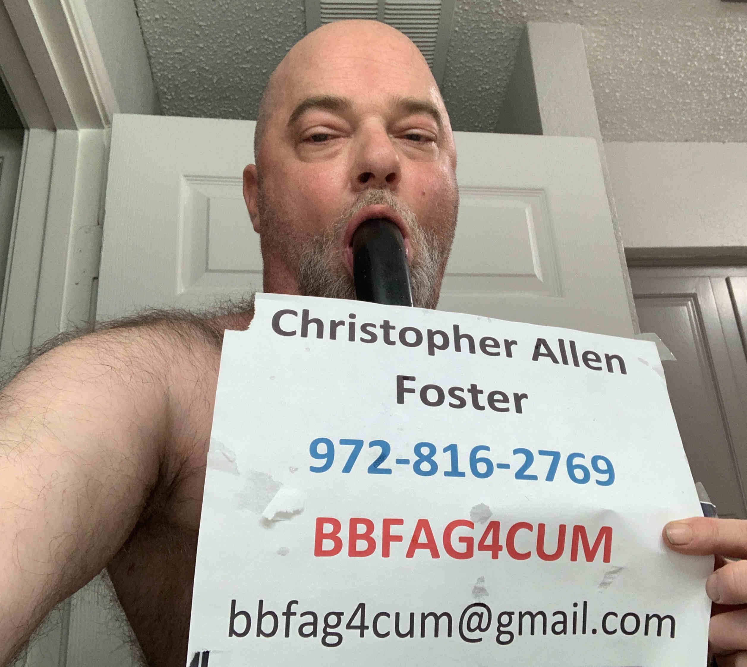 Christopher Allen Foster – Christopher Allen Foster tasked to provide personal info