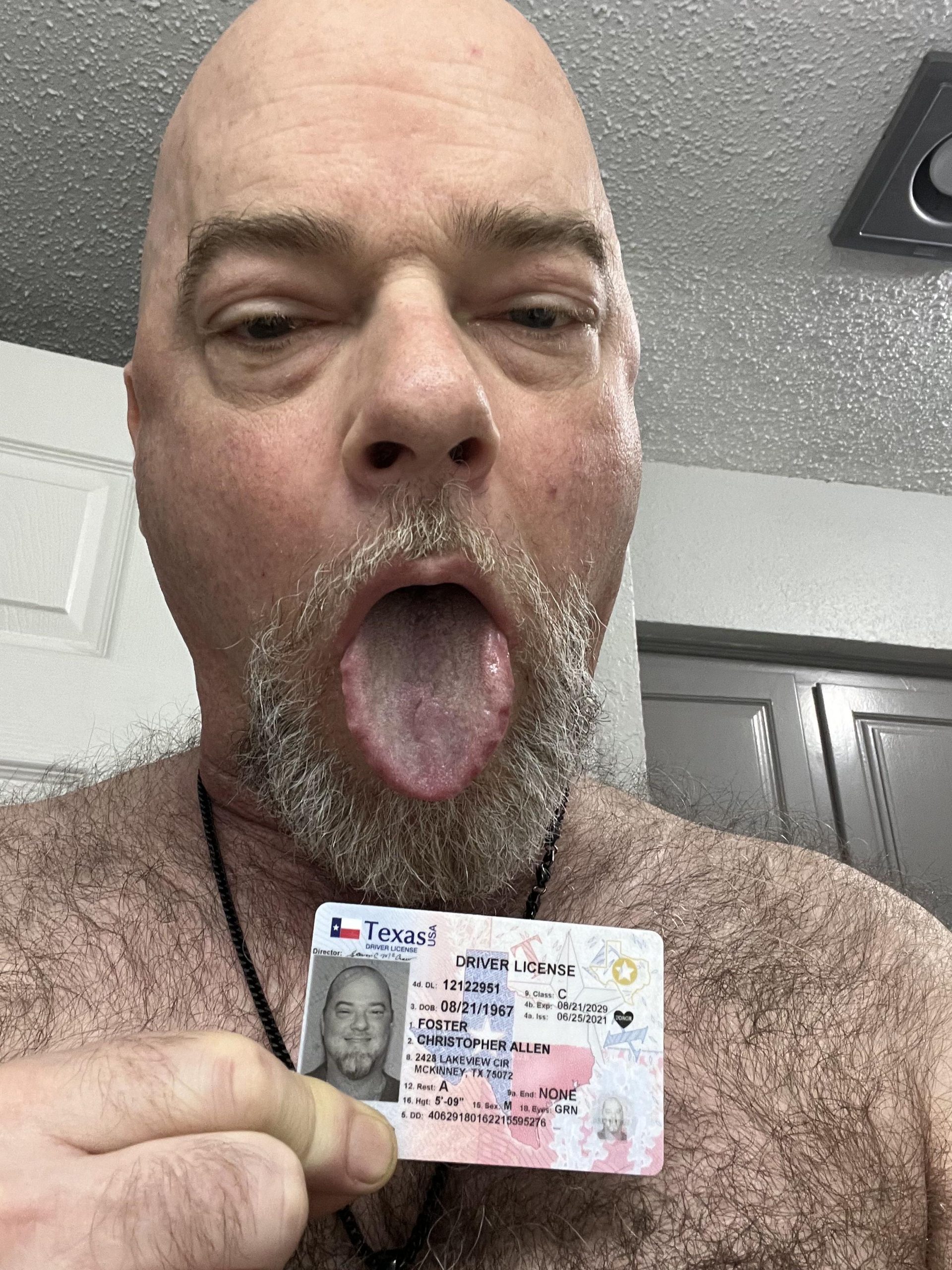 Christopher Allen Foster – Christopher Allen Foster tasked to provide personal info