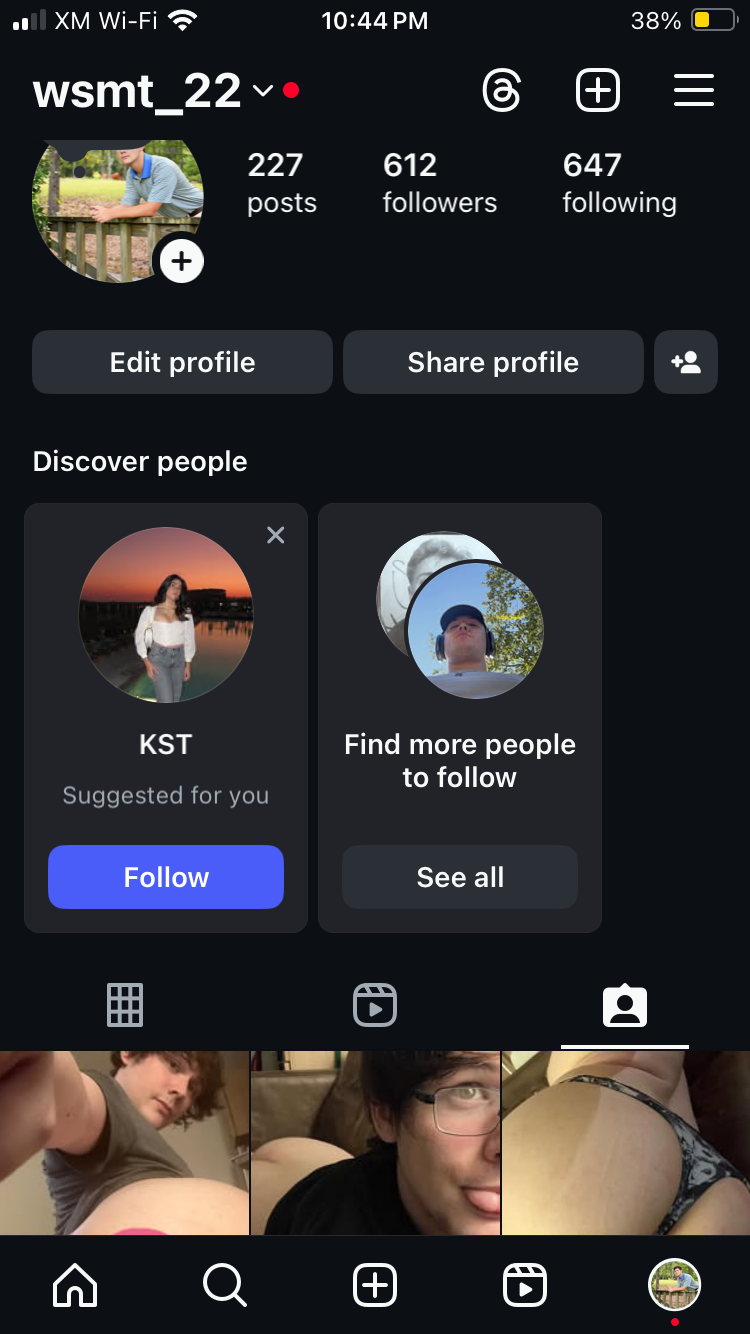 Please blackmail me – show all my instagram followers