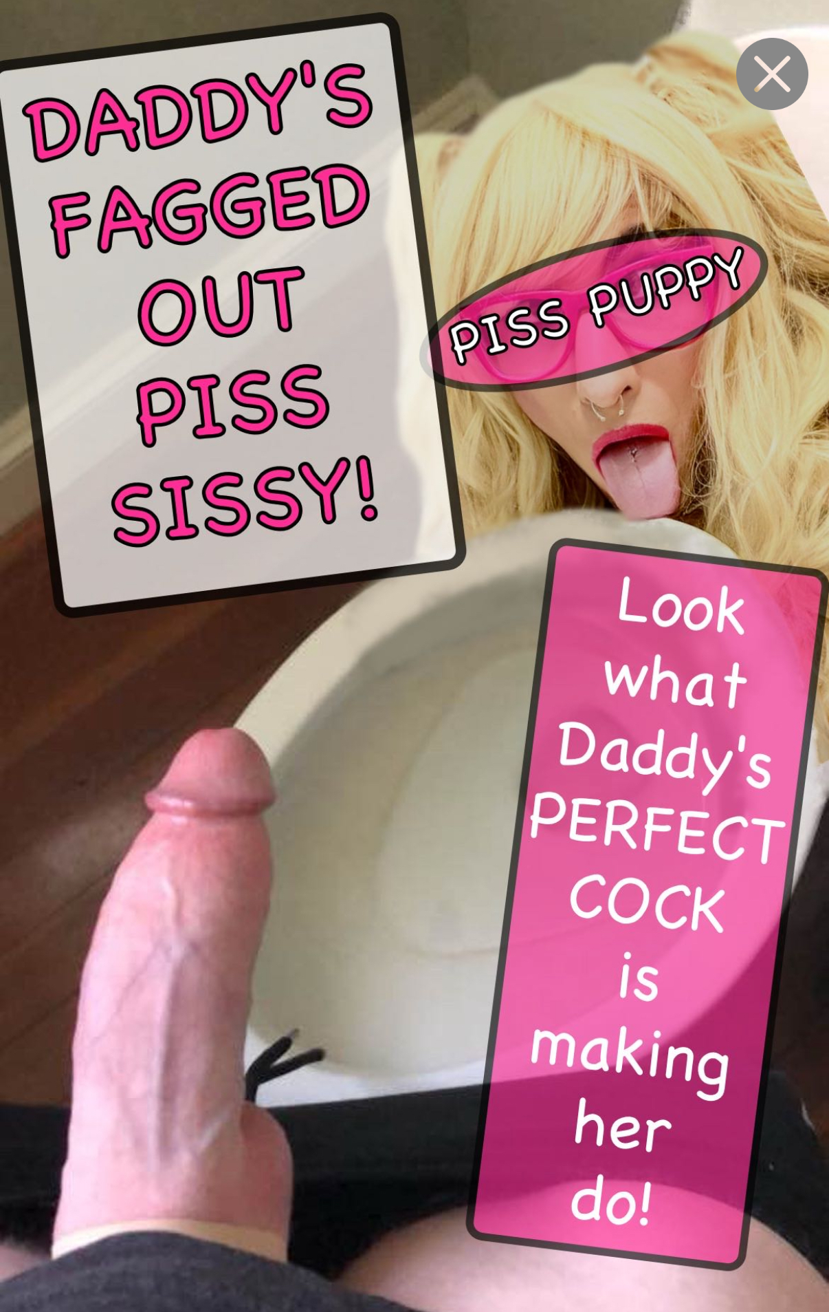 TRASHY SISSY sl*t!