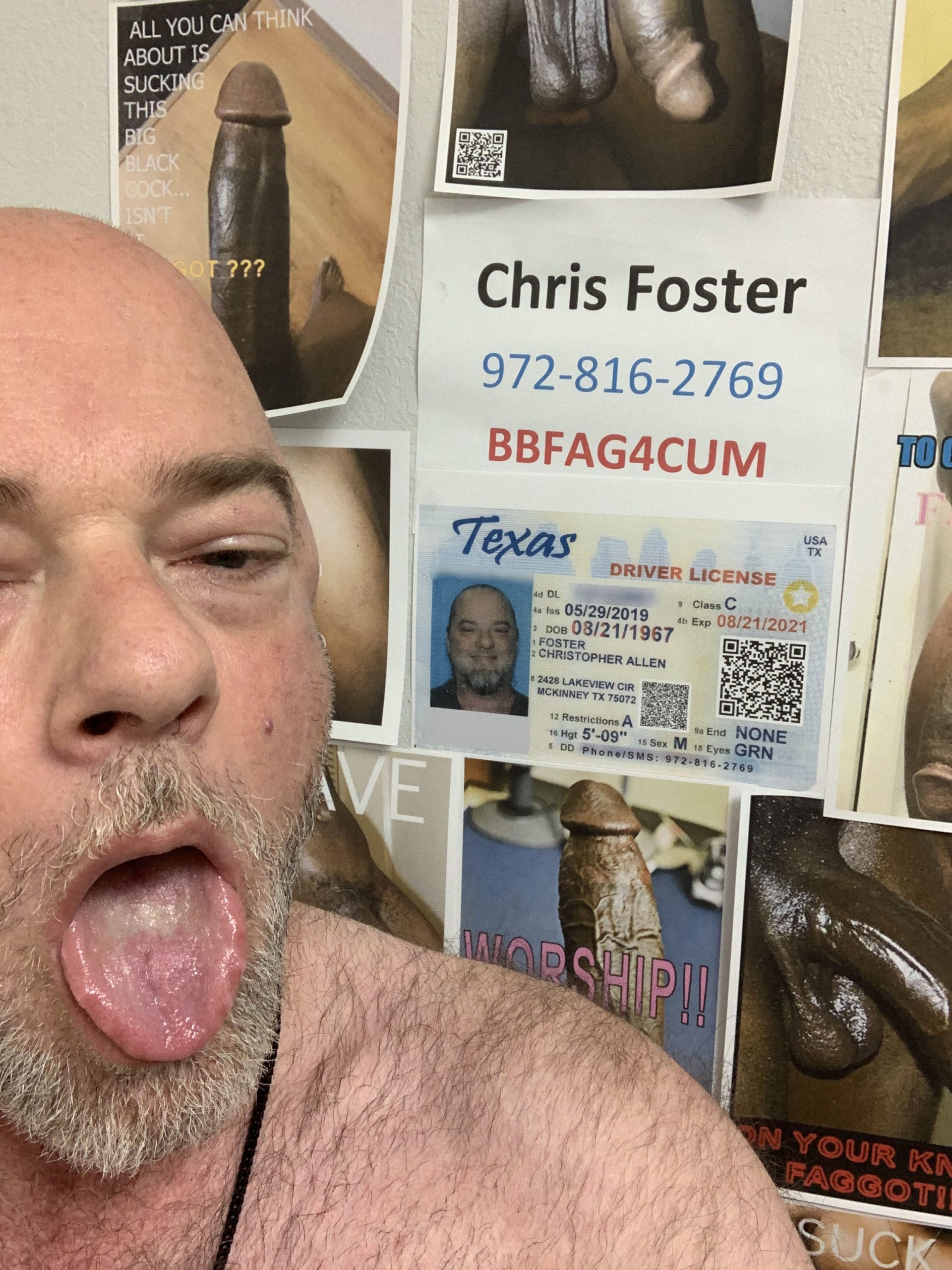 Christopher Allen Foster – Christopher Allen Foster tasked to provide personal info