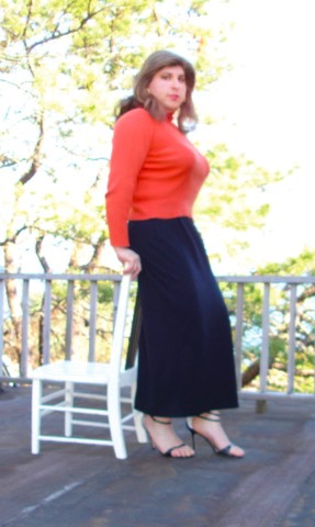 Andrea, exposed sissy trans