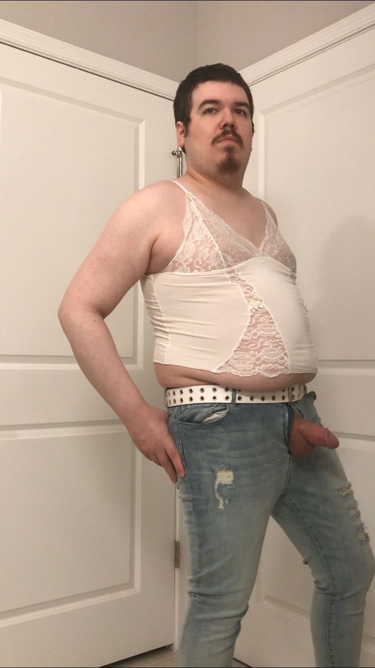 ~ chaste sissy cuck – Chubby loser fully exposed