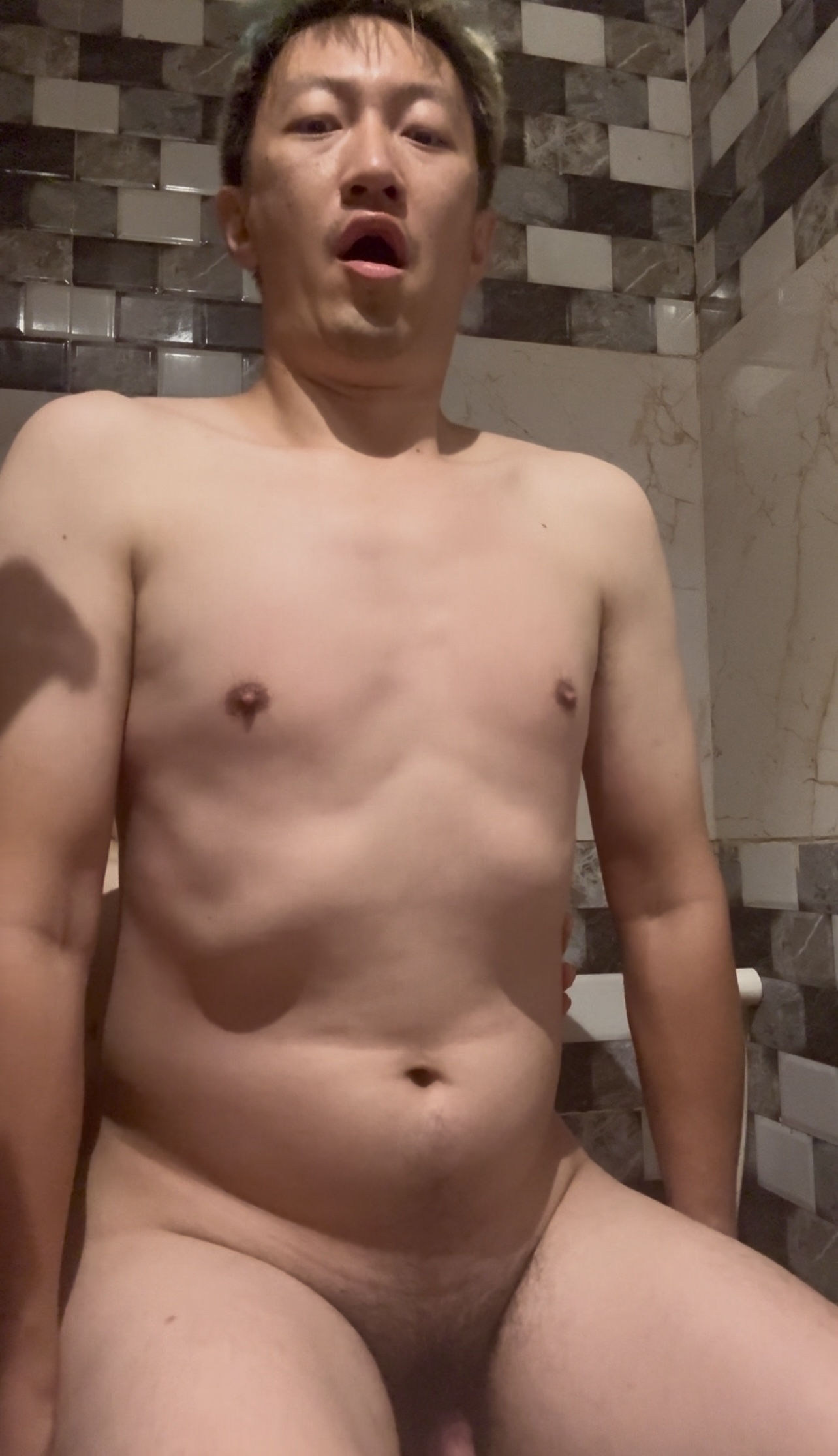 Exposed Asian f*ggot Raw Pig