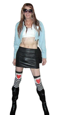 Sissy David John Whyte Golden BC Canada  – Crossdressing For All To See