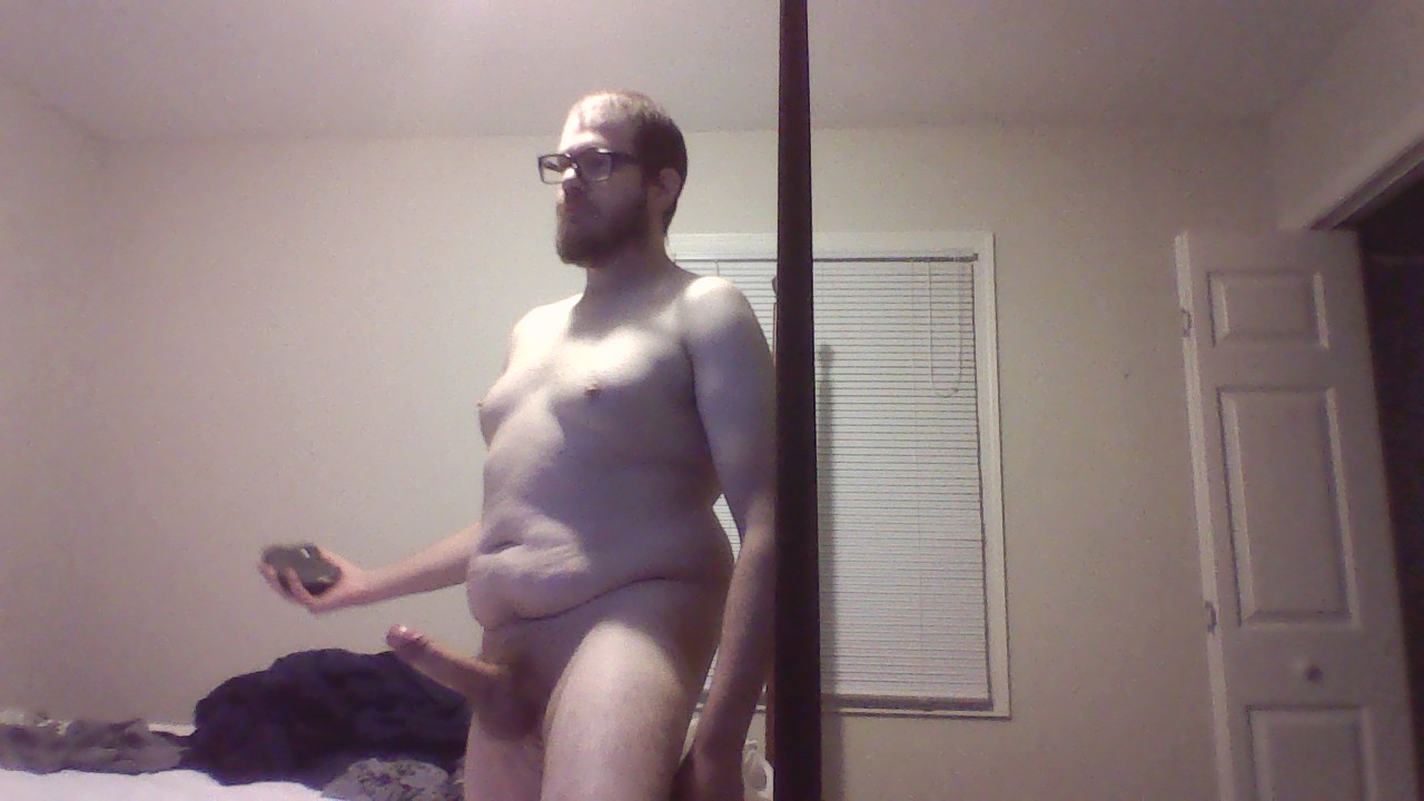 Allen Hughes Johnson nude with sign