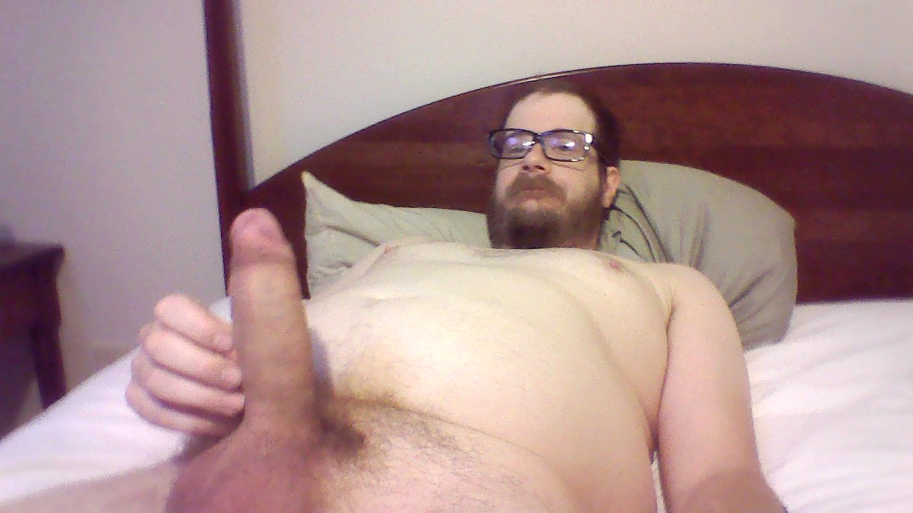 Allen Hughes Johnson nude with sign