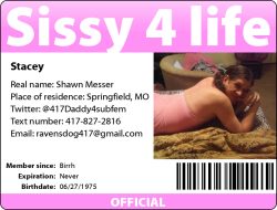 Shawn Messer – Sissy f*ggot exposed