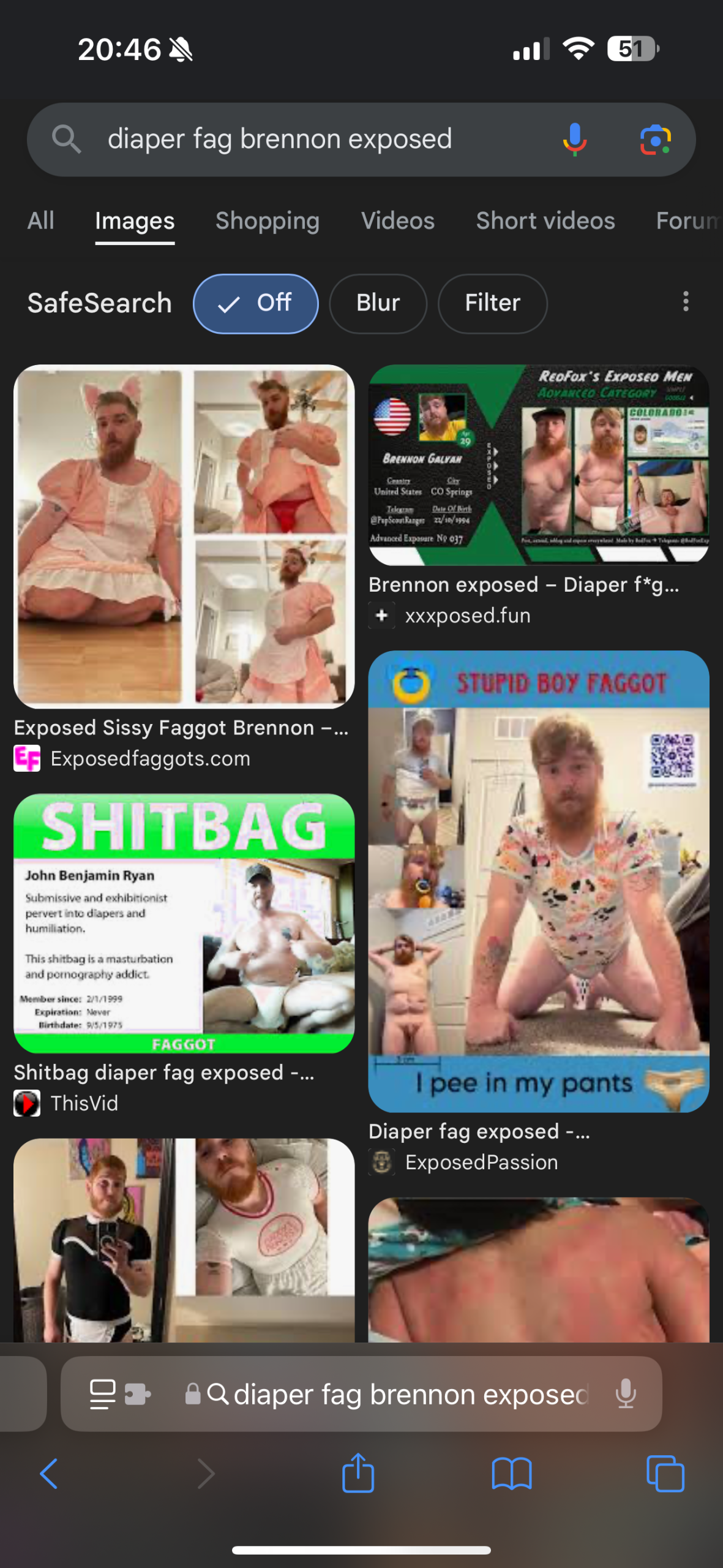 Diaper f*ggot exposed