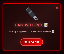 Nikki’s XXXposure wheel task