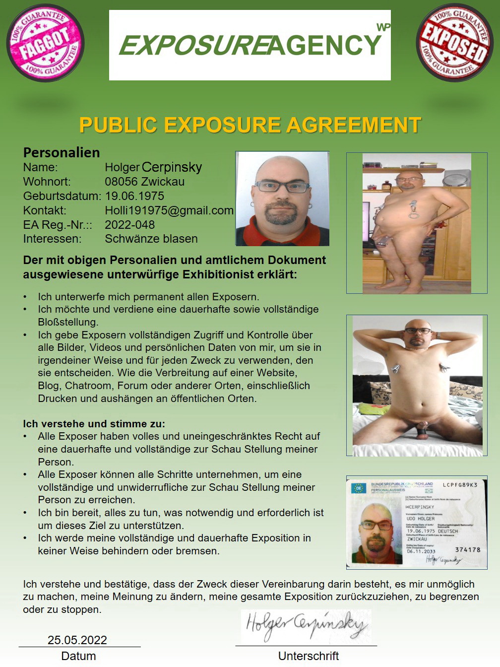 Meine komplette Blossstellung im Netz